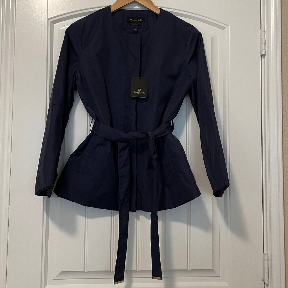 Elegant Massimo Dutti Jacket, Women, size S, navy blue, new with tags - Picture 2 of 13